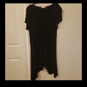Black Cotton Dress Size 1X